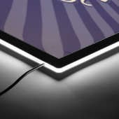 Mid Century Style Cocktail Lounge LED Sign (Corner)