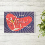 Mid Century Style Cocktail Lounge Poster<br><div class="desc">Mid Century Style Cocktail Lounge Poster - The unmistakable class of mid-century design brings its own style to any setting. It all comes together right here to make this awesome personalized cocktail lounge poster. You’ll have it made in the shade. This fantastic poster is ideal for styling up your home...</div>