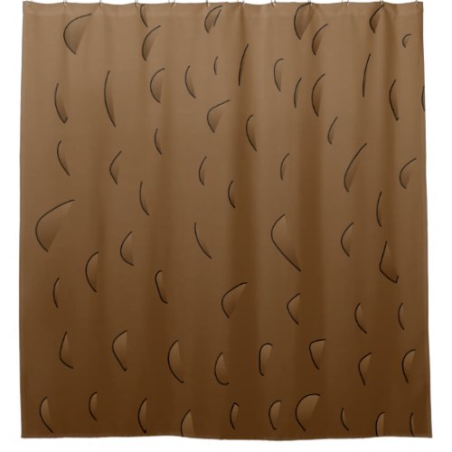 Mid_century style minimal modern shower curtain