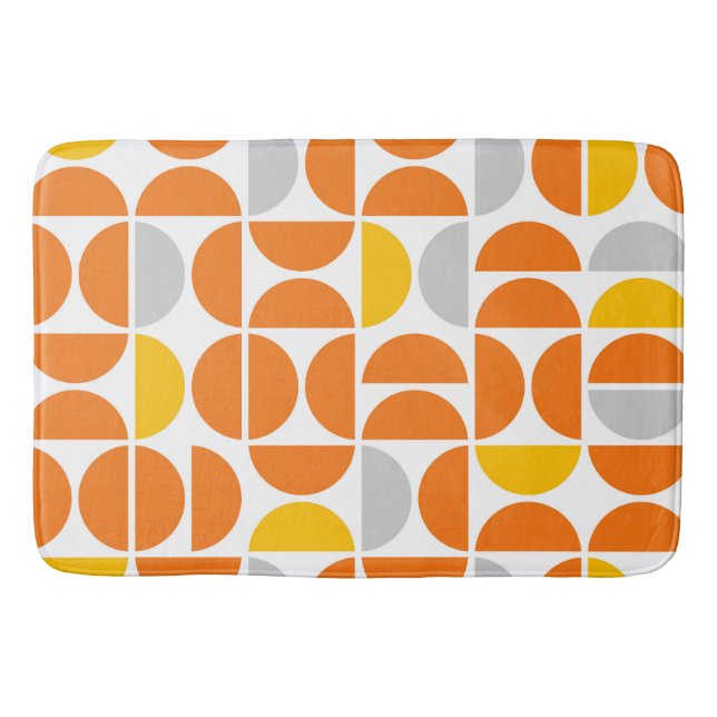 Mid Century Sunny Tiles Bath Mat (Front)