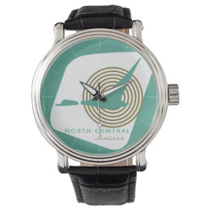Mid-Century Teal Airline Wristwatch