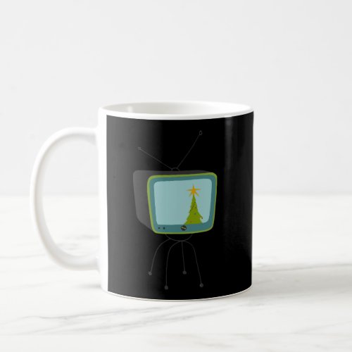 Mid Century Television Tree Coffee Mug