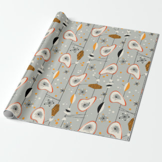 Mid-Century Tiki Atomic Wrapping Paper