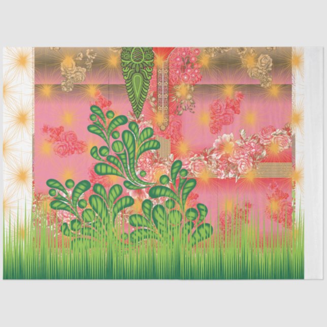 Mid-Century Tissue Paper | Art Deco Gift Wrap (Front)