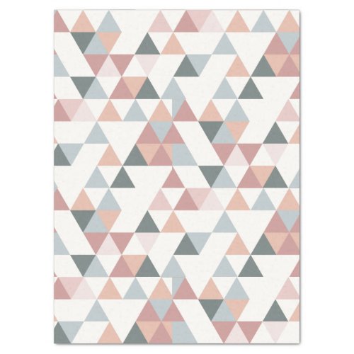 MID CENTURY TRIANGLE MOSAIC WALLPAPER TISSUE PAPER