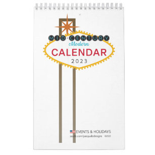 Mid-Century US Calendar