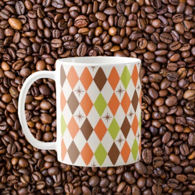 Mid-Century Vibes – Geometric Chic Coffee Mug (Creator Uploaded)