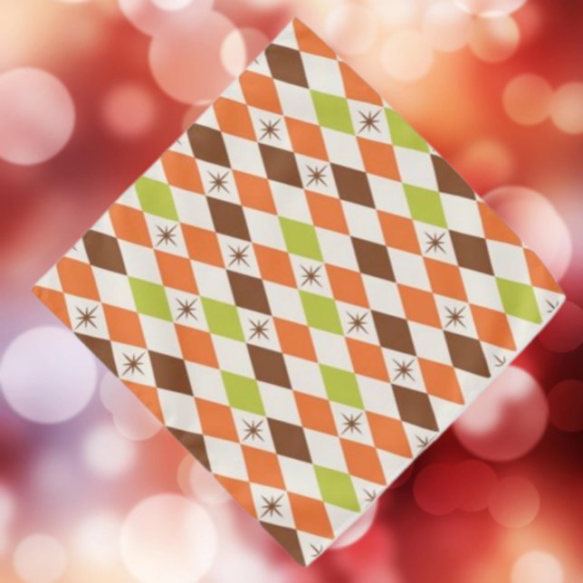 Mid-Century Vibes – Retro Geometric Bandana (Creator Uploaded)