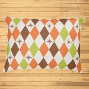 Mid-Century Vibes – Retro Geometric Dog Bed