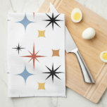 Mid Century Vintage Retro Stars Abstract  art  Kitchen Towel<br><div class="desc">Mid Century Vintage Retro Stars Abstract  art</div>