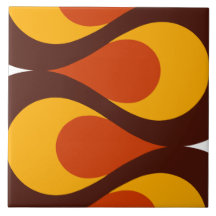 Mid Century Waves Tile