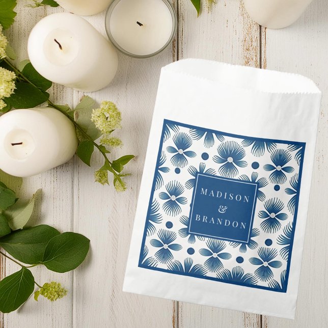 Mid-Century Wedding Flowers | Full Print Favor Bag (Creator Uploaded)