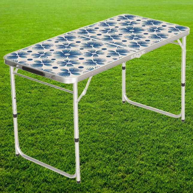 Mid-Century Wedding Flowers | Full Print Tailgate Beer Pong Table (Creator Uploaded)