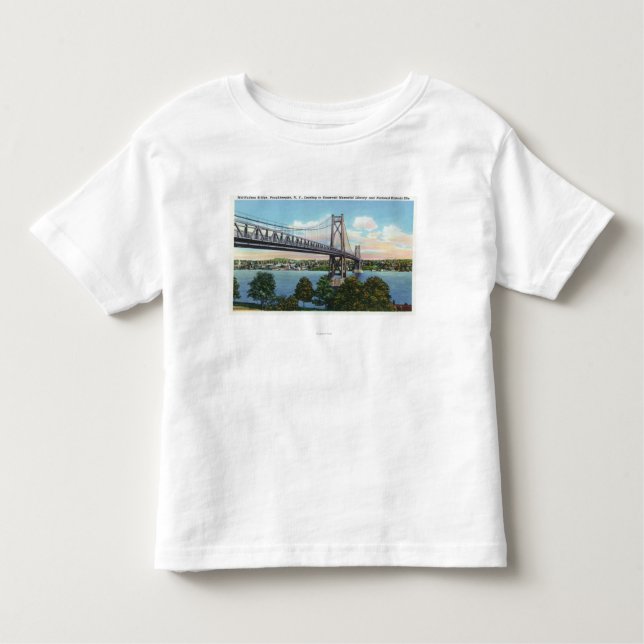 Mid-Hudson Bridge to Roosevelt Nat'l Historic Toddler T-shirt (Front)