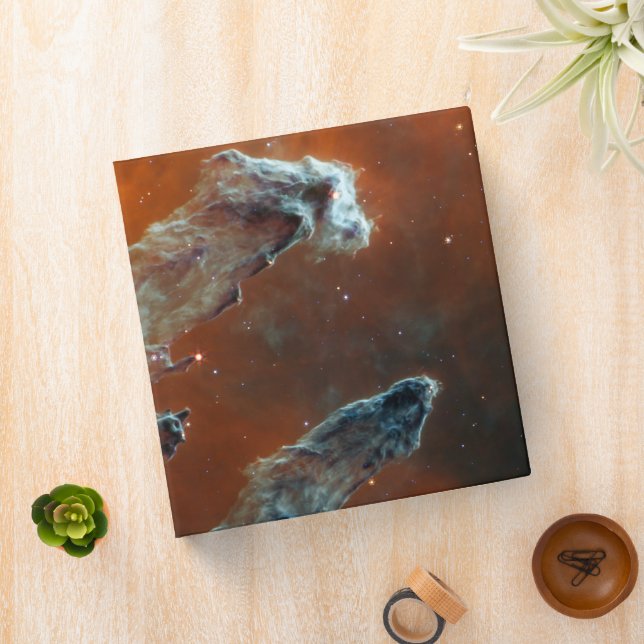 Mid-Infrared The Pillars Of Creation. 3 Ring Binder (In Situ)