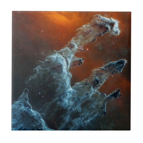 Mid_Infrared The Pillars Of Creation Ceramic Tile