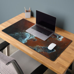 Mid-Infrared The Pillars Of Creation. Desk Mat