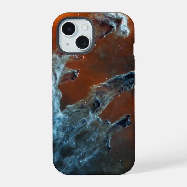 Mid-Infrared The Pillars Of Creation. Iphone Case (Back)