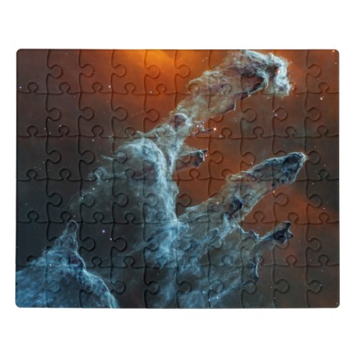 Mid_Infrared The Pillars Of Creation Jigsaw Puzzle