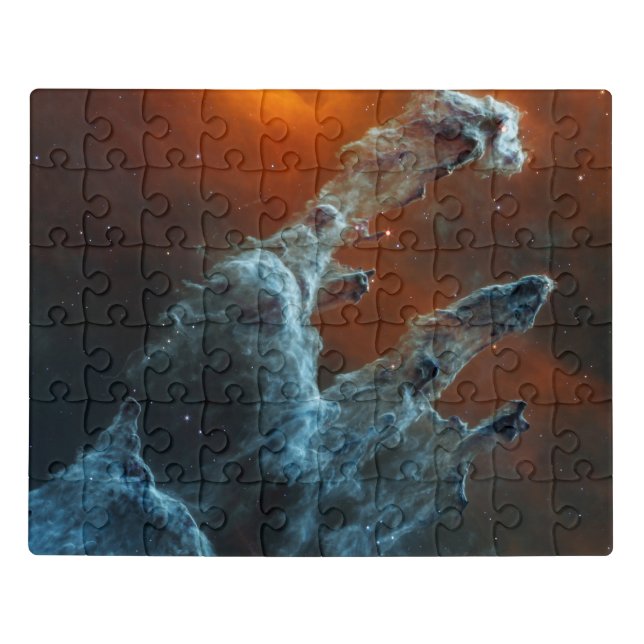 Mid-Infrared The Pillars Of Creation. Jigsaw Puzzle (Puzzle Horizontal)