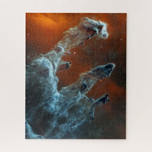 Mid_Infrared The Pillars Of Creation Jigsaw Puzzle