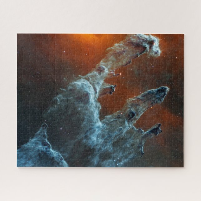 Mid-Infrared The Pillars Of Creation. Jigsaw Puzzle (Horizontal)