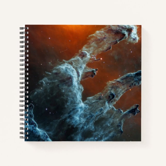 Mid-Infrared The Pillars Of Creation. Notebook (Front)