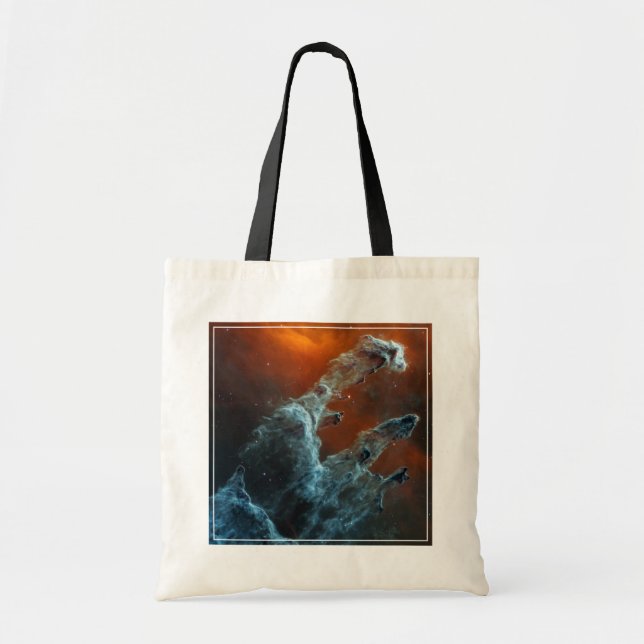 Mid-Infrared The Pillars Of Creation. Tote Bag (Front)