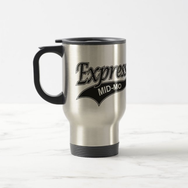 Mid-MO Express Hot Beverage Travel Mug (Left)