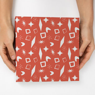Mid Mod Atomic Modern Christmas Holiday Retro Wrapping Paper