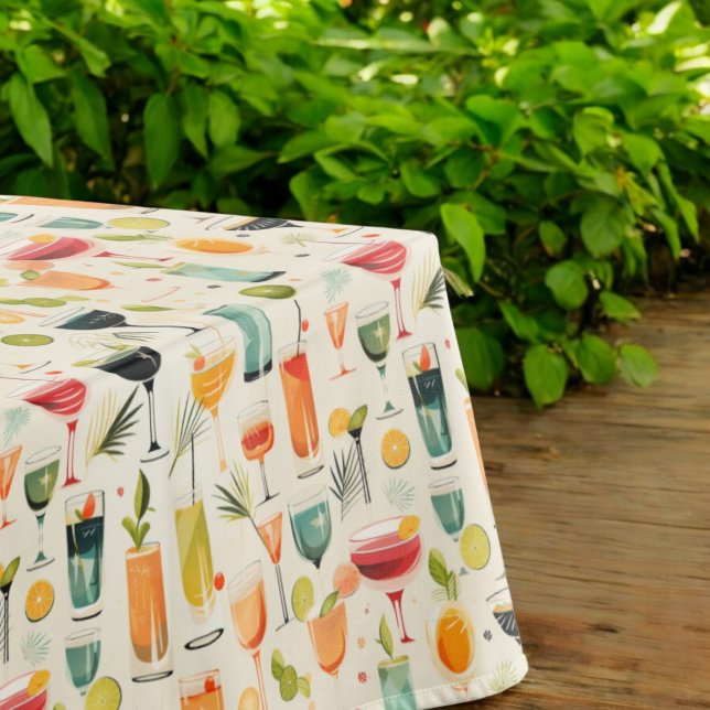 Mid Mod Cocktail Party Tablecloth  (Creator Uploaded)