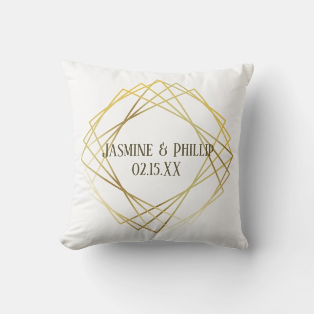 Mid Mod Design - Square Pillow (Front)