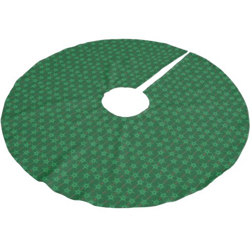 Mid Mod Garland Green Tree Skirt