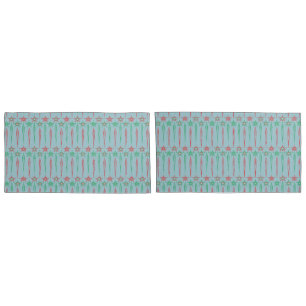 Mid Mod Icicles King Pillowcases