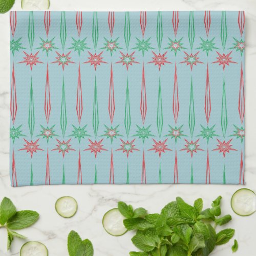 Mid Mod Icicles Kitchen Towel