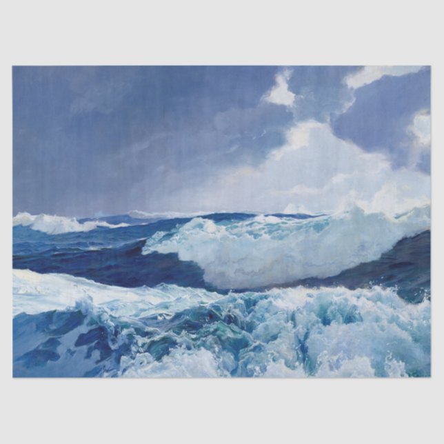 Mid Ocean by Frederick Judd Waugh Tissue Paper (Front)