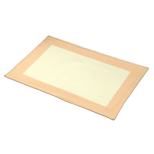 Mid-Peach and Cream-Colored Placemat