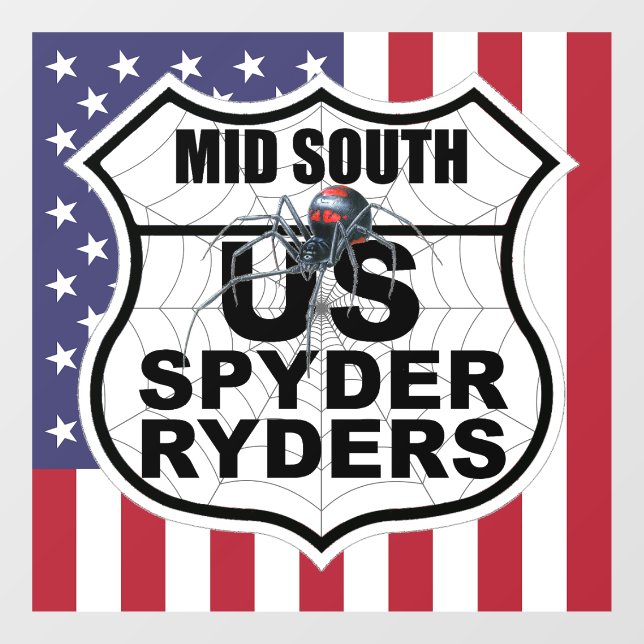 Mid South Chapter - Decal Flag & Logo (Sheet)