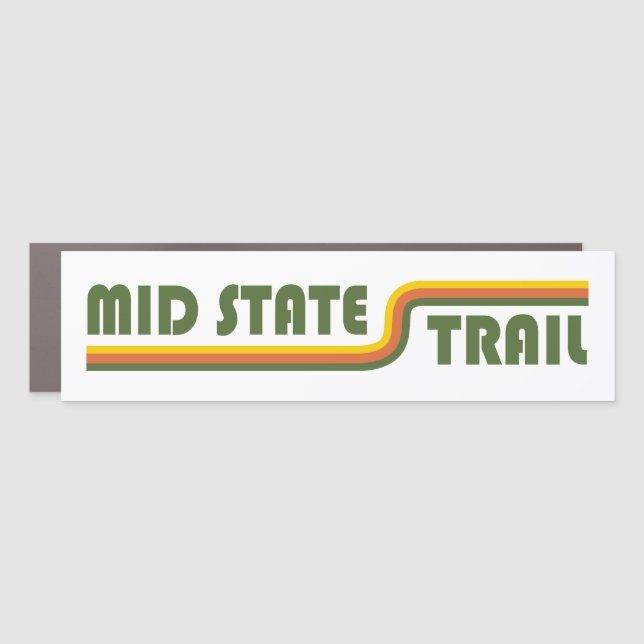 Mid State Trail Pennsylvania Car Magnet (Front)