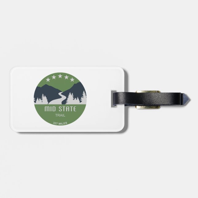 Mid State Trail Pennsylvania Luggage Tag (Back Horizontal)