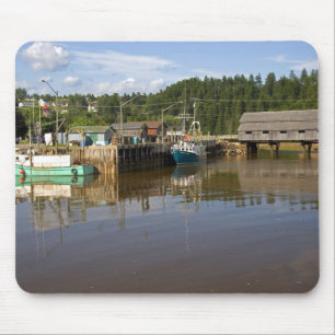 Mid tide at the Bay of Fundy at St. Martins, New Mouse Pad