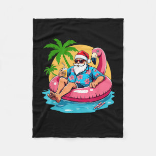 Mid Year Rert Still Naughty Funny Christmas In Jul Fleece Blanket