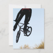 Midair BMX Jump Silhouette (Front)