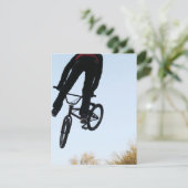 Midair BMX Jump Silhouette (Standing Front)