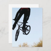 Midair BMX Jump Silhouette (Front/Back)