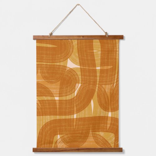 Midcentury abstract Art Hanging Tapestry