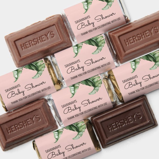 Midcentury Banana Leaf  Baby Shower Favors (Assorted)