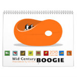 Midcentury Boogie Calendar 2015 *reprinted* at Zazzle