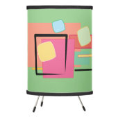 Midcentury Cocktail Pastel on Celery Green - Lamp (Left)