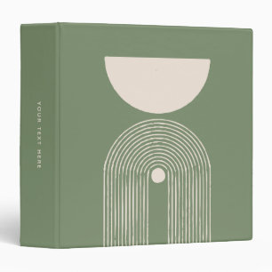 Midcentury Minimal Arch Balance II 3 Ring Binder